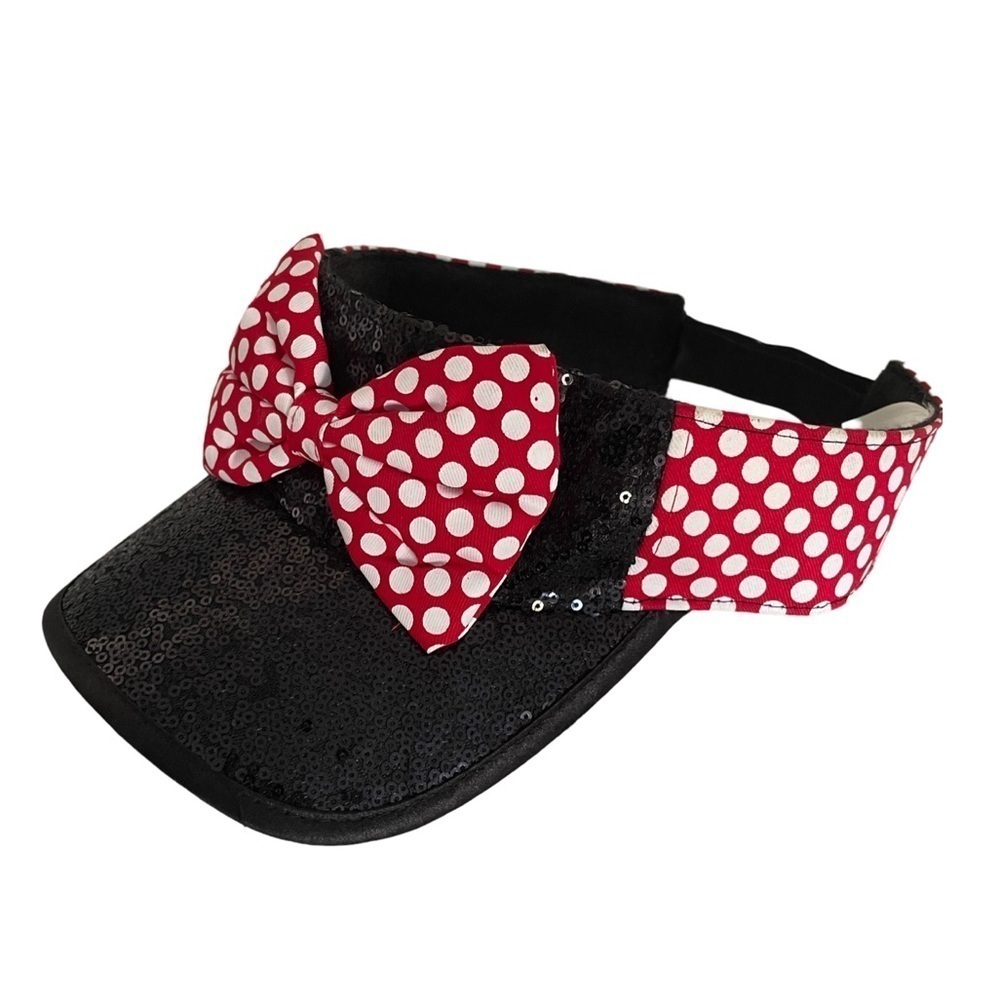 Disney Parks Adult Minnie Mouse Fabowlous Sequin Visor